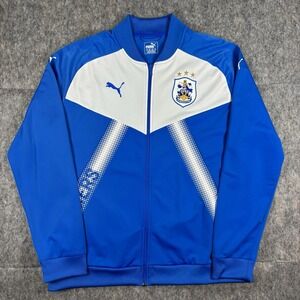 Puma Huddersfield Town Jacket Men XXL 2XL Terriers Blue Full Zip Football Soccer